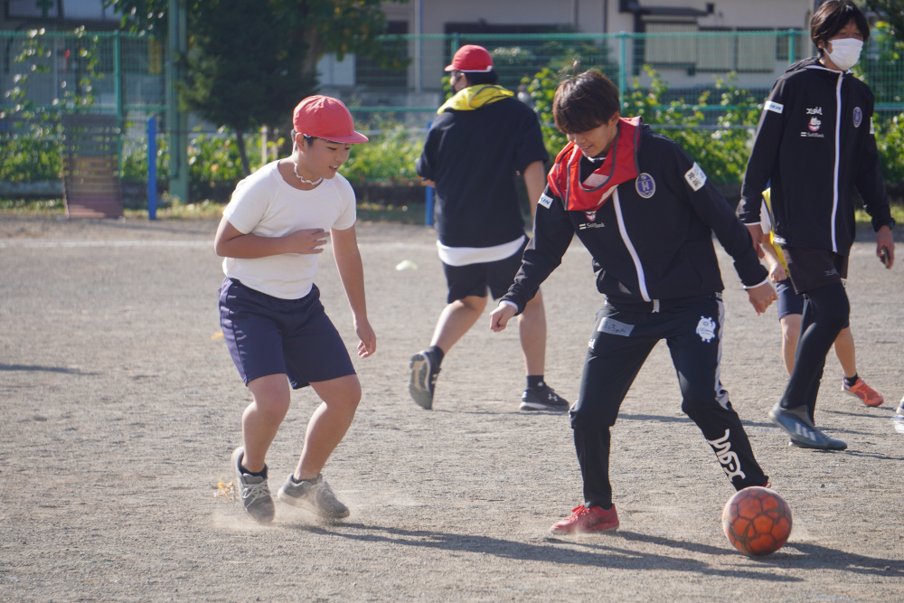 相模原市立根小屋小学校にて巡回サッカー教室！